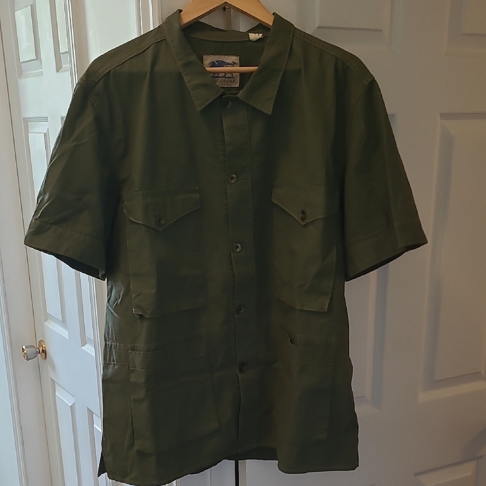 Green Lightweight Shirt Jacket
